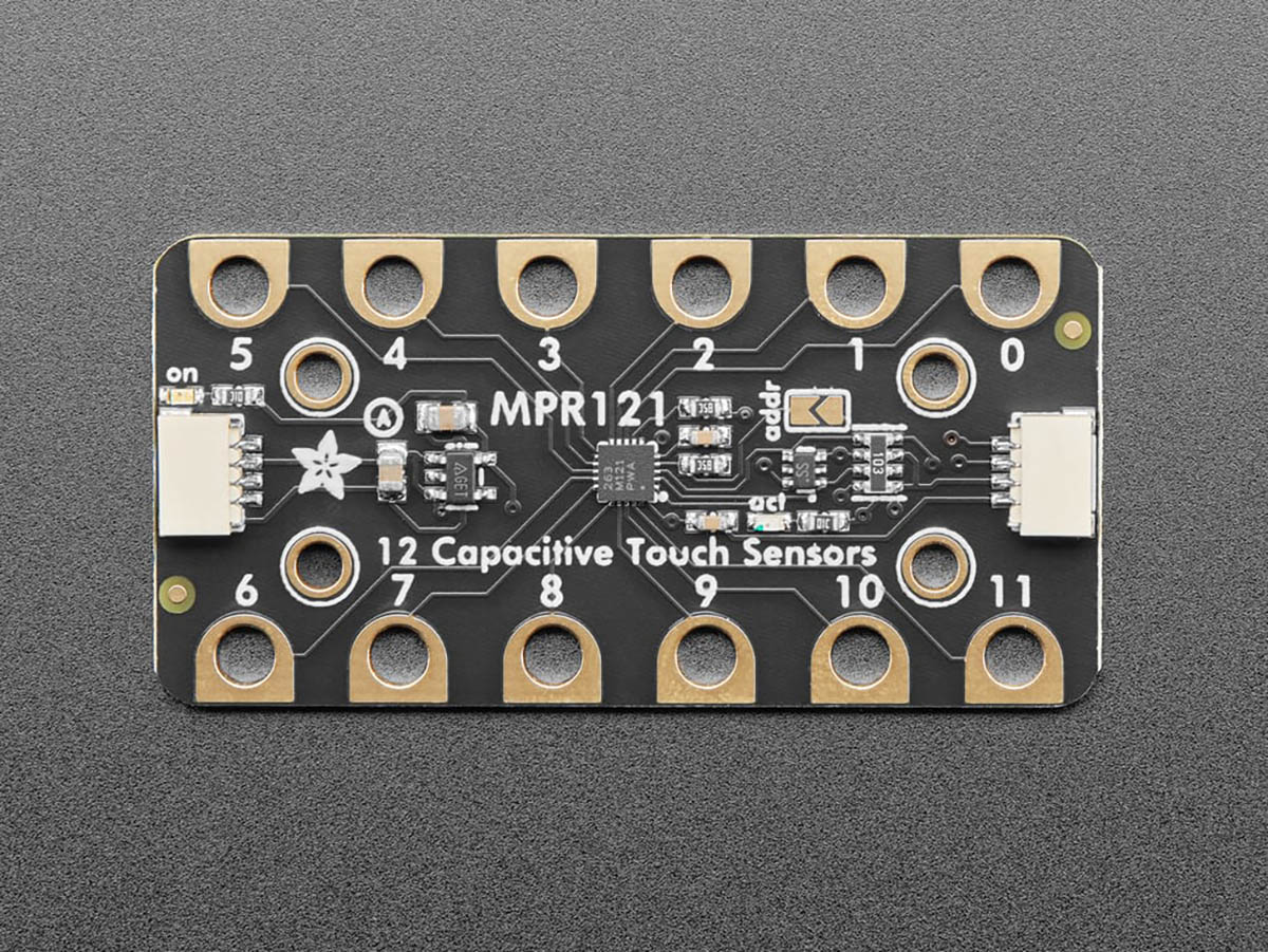 Mpr121 Raspberry Adafruit MPR121 12-Key Capacitive Touch Sensor Gator Breakout ...