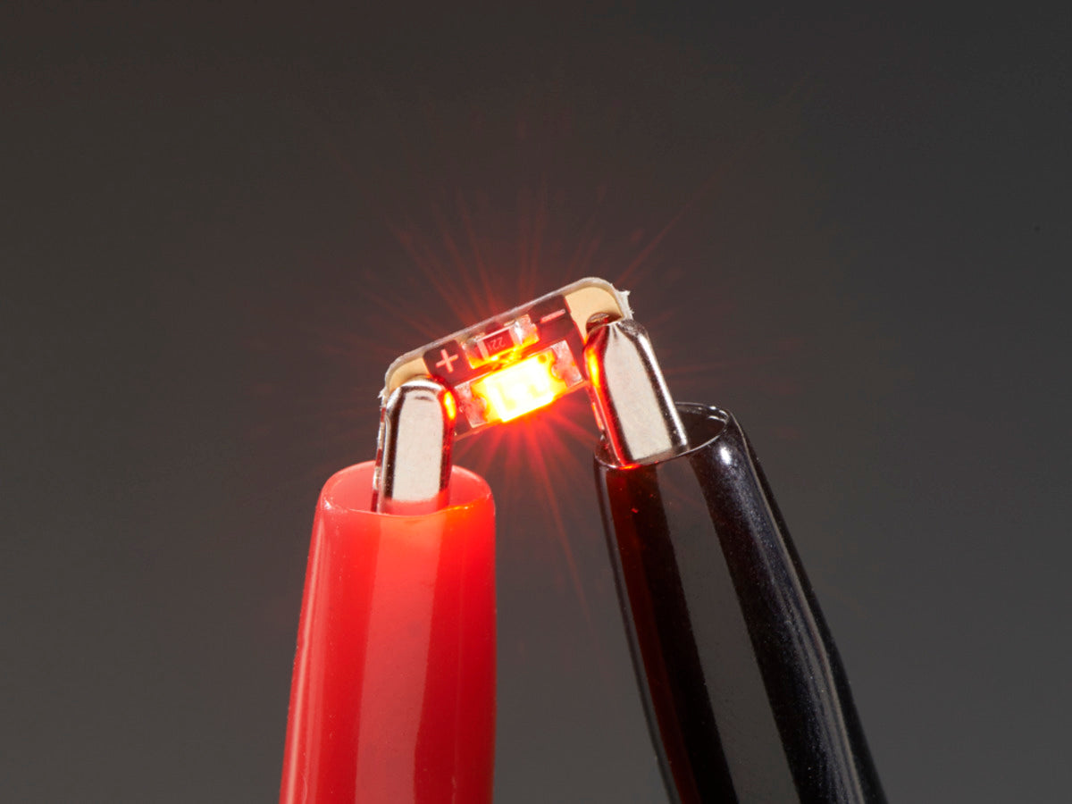 Adafruit LED Sequins - Ruby Red - Pack of 5 | 3DMakerWorld, Inc.