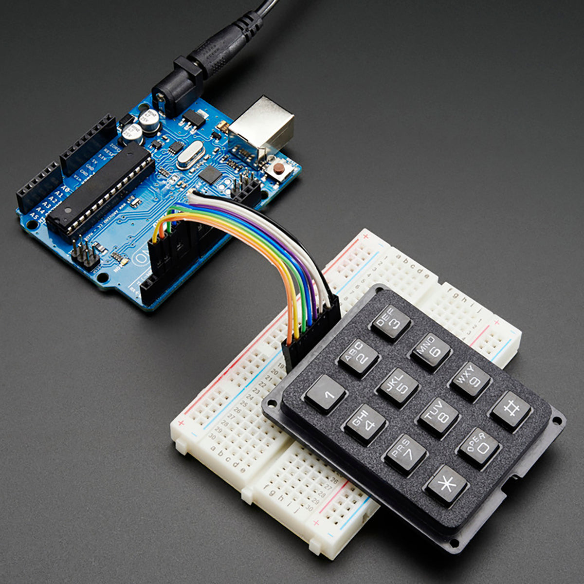 Alphanumeric Matrix Keypad Adafruit 3x4 Phone-style Matrix Keypad– 3DMakerWorld, Inc.