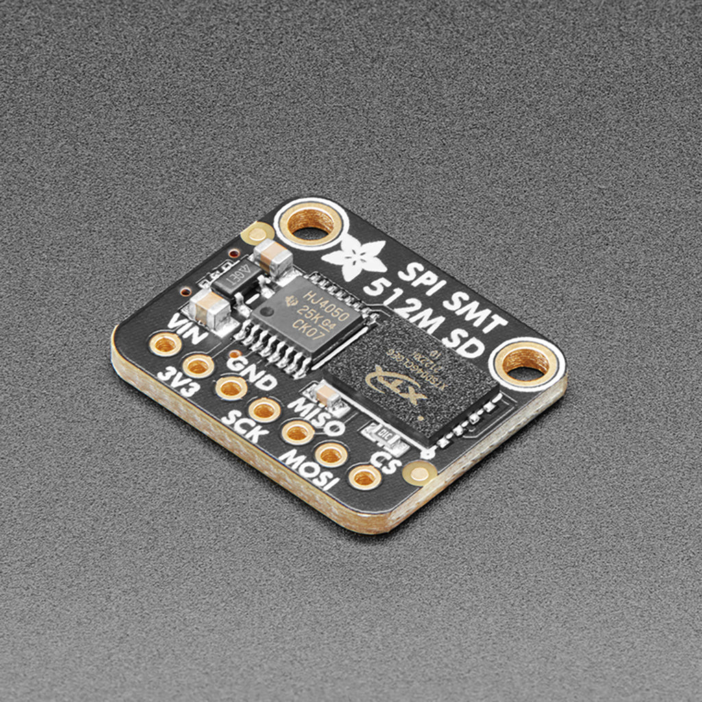 Adafruit SPI Flash SD Card - XTSD 512 MB | 3DMakerWorld, Inc.