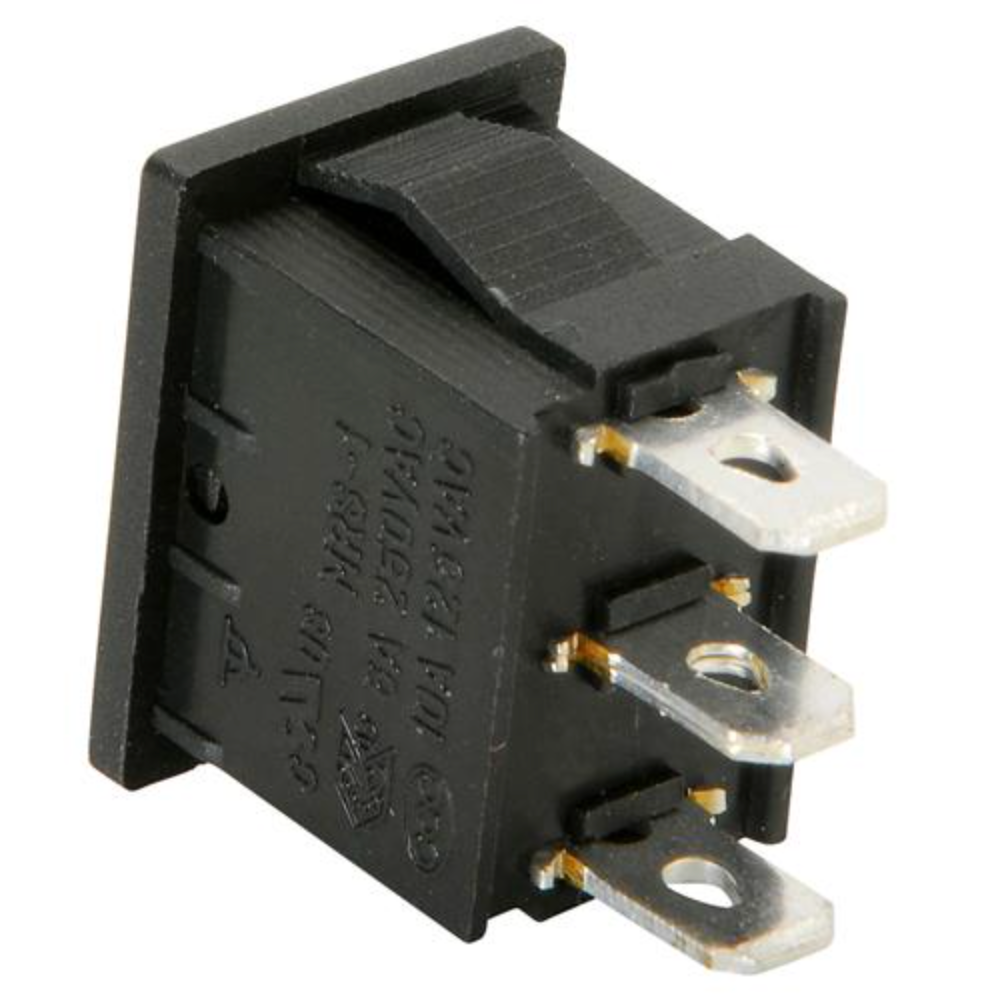 Small Momentary Rocker Switch Parts Express SPDT Miniature Momentary Rocker Switch Center Off ...