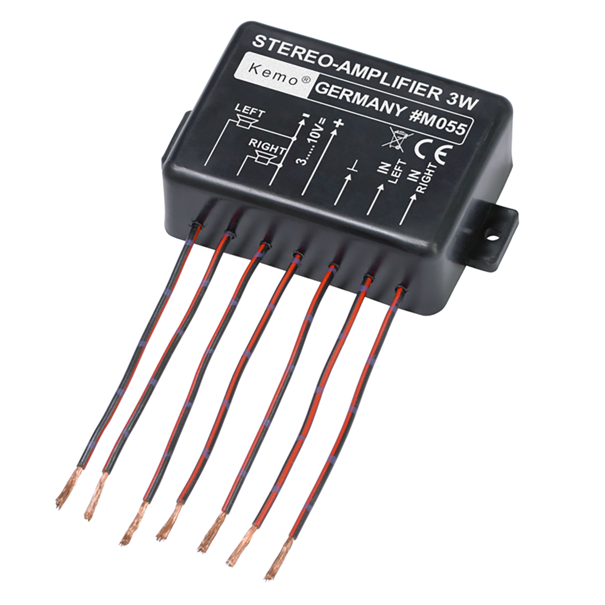Kemo M033N Amplificatore 18W Universale – Modulo Sigillato Anti-umidità E Vibrazioni